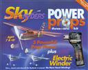 Sky Ryders Power Props 3 Model Kit with Electric Rubber Band Winder (Aircraft Model, Explore the Science of Flight),Sky Blue Flight Former AG WhiteWings