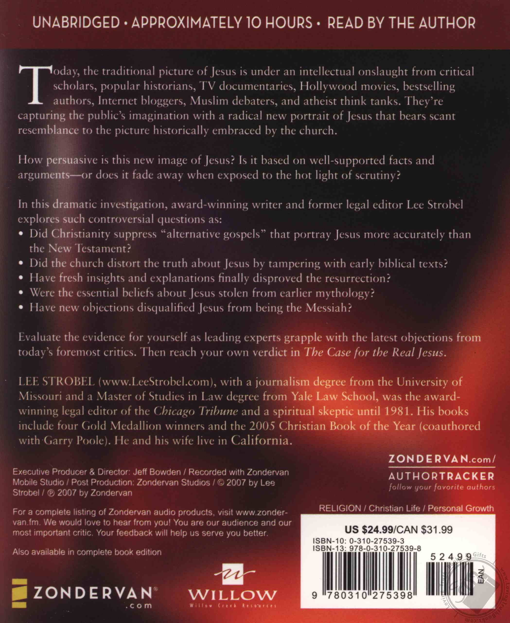 thumbnail image 2 of The Case For The Real Jesus By Lee Strobel – Hardcover, 2007, Zondervan 2 of 6