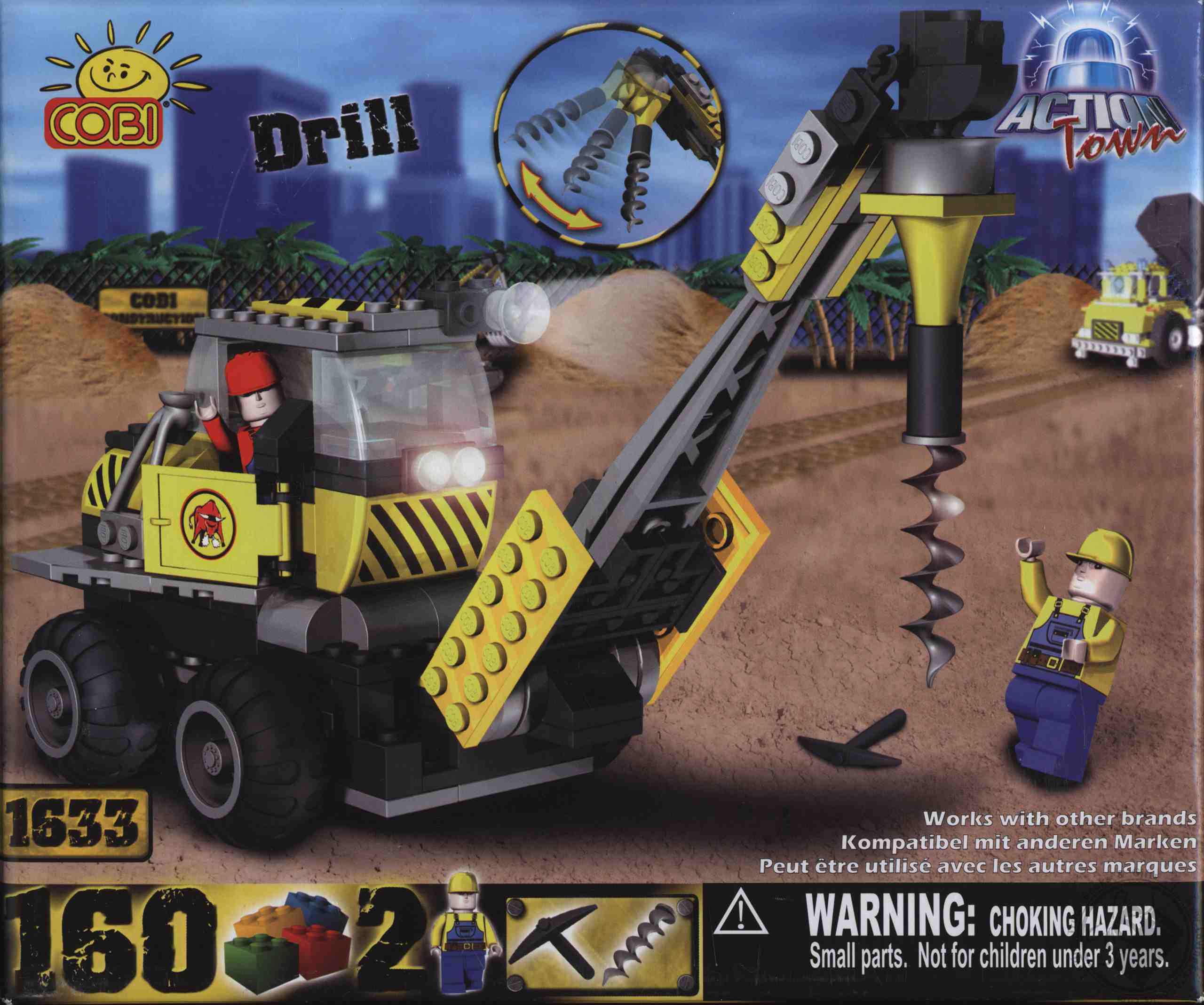 COBI Construction Drill, 160 Piece Set (LEGO® Compatible) by COBI (Toy