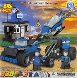 COBI Police Highway Patrol Set, 330 Piece Set (LEGO® Compatible),COBI