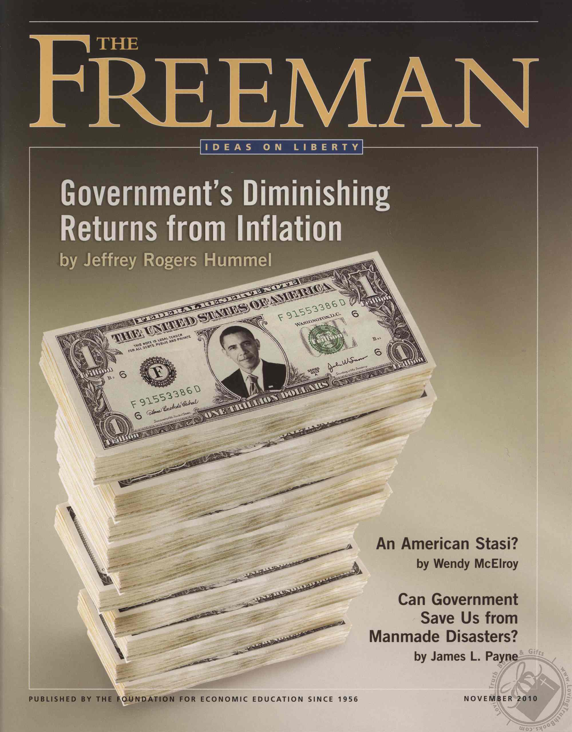 Freeman, Ideas On Liberty Magazine Government's Diminishing Returns
