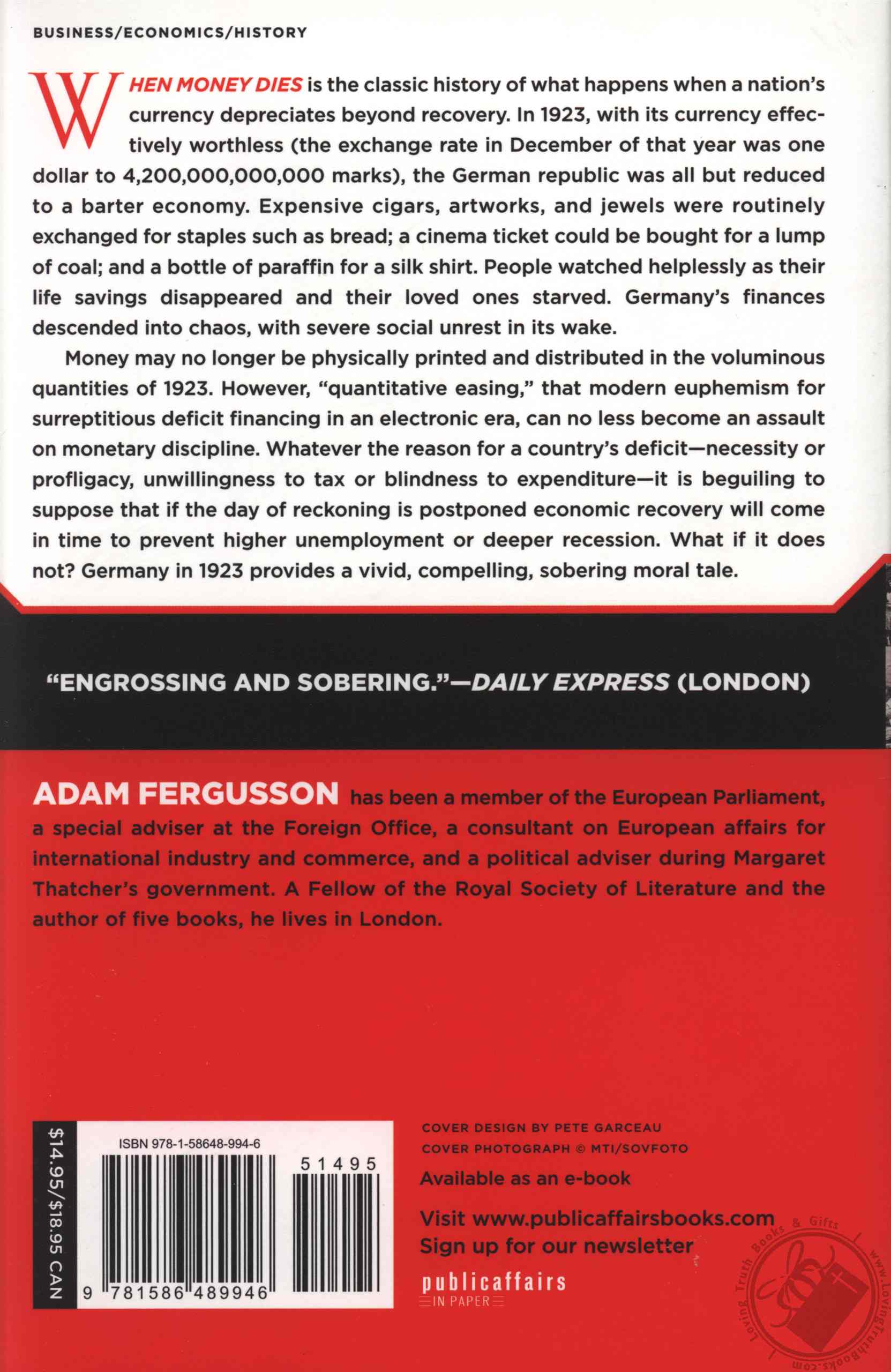 When Money Dies by Adam Fergusson When Money Dies by Adam Fergusson