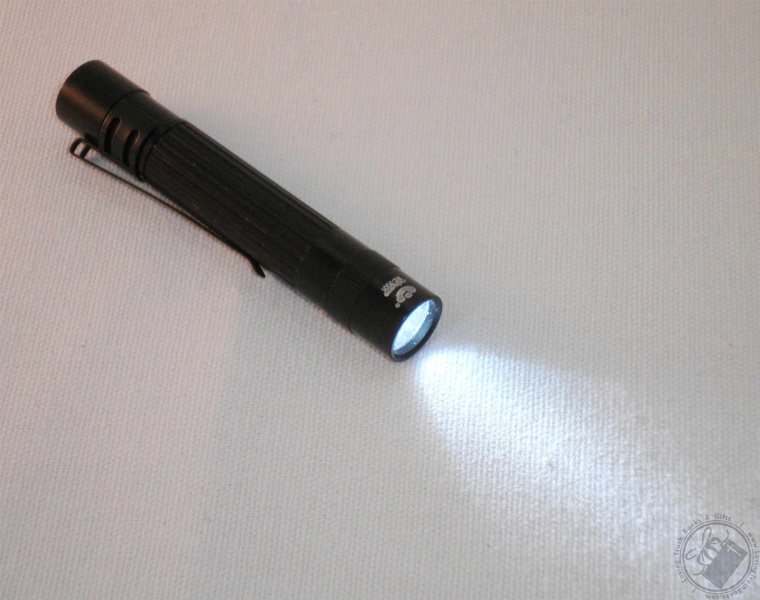 Mini 30Lumen LED Pocket Flashlight with Clip (AAA Battery included) by