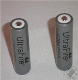 2-Pack 18650 Rechargeable Lithium-Ion Batteries (Li-Ion Battery For use with UltraFire Flashlights sold by Loving Truth Books and Gifts),UltraFire