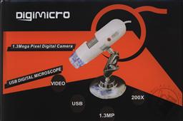 USB Digital Microscope with Video and LED Illumination (200X 1.3 Mega Pixel),DigiMicro
