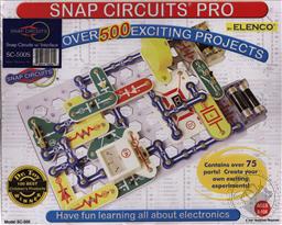 Snap Circuits Pro 500-in-1, SC-500 S, with Computer Inteface (Electronic Experiment Kit),Elenco Electronics