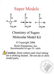 Chemistry of Sugars Molecular Model Kit (202 Pcs),Ryler Enterprises