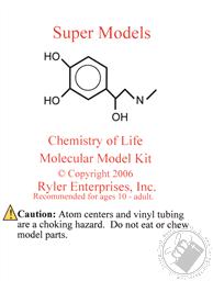 Chemistry of Life Molecular Model Kit (Molecular Model Set) (104 Pcs),Ryler Enterprises