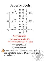 Glycerides Molecular Model Kit (183 Pcs),Ryler Enterprises