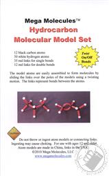 Hydrocarbon Molecular Model Kit (89 Pcs) Mega Molecules,Mega Molecules LLC