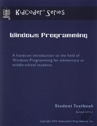 Set: Windows Programming and Game Programming Year Course for 4th - 8th Grades (KidCoder Series),Homeschool Programming Inc
