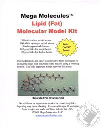 The Chemistry of Lipids/ Fats Molecular Model Kit (355 Pcs) Mega Molecules,Mega Molecules LLC
