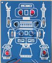 LED Robot Blinker Kit (Model K-17 Electronic Experiment Kit - Requires Soldering),Elenco Electronics