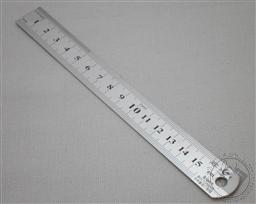 Mini 15 cm / 6 inch Stainless Steel Ruler with Hang Hole,Loving Truth Books & Gifts