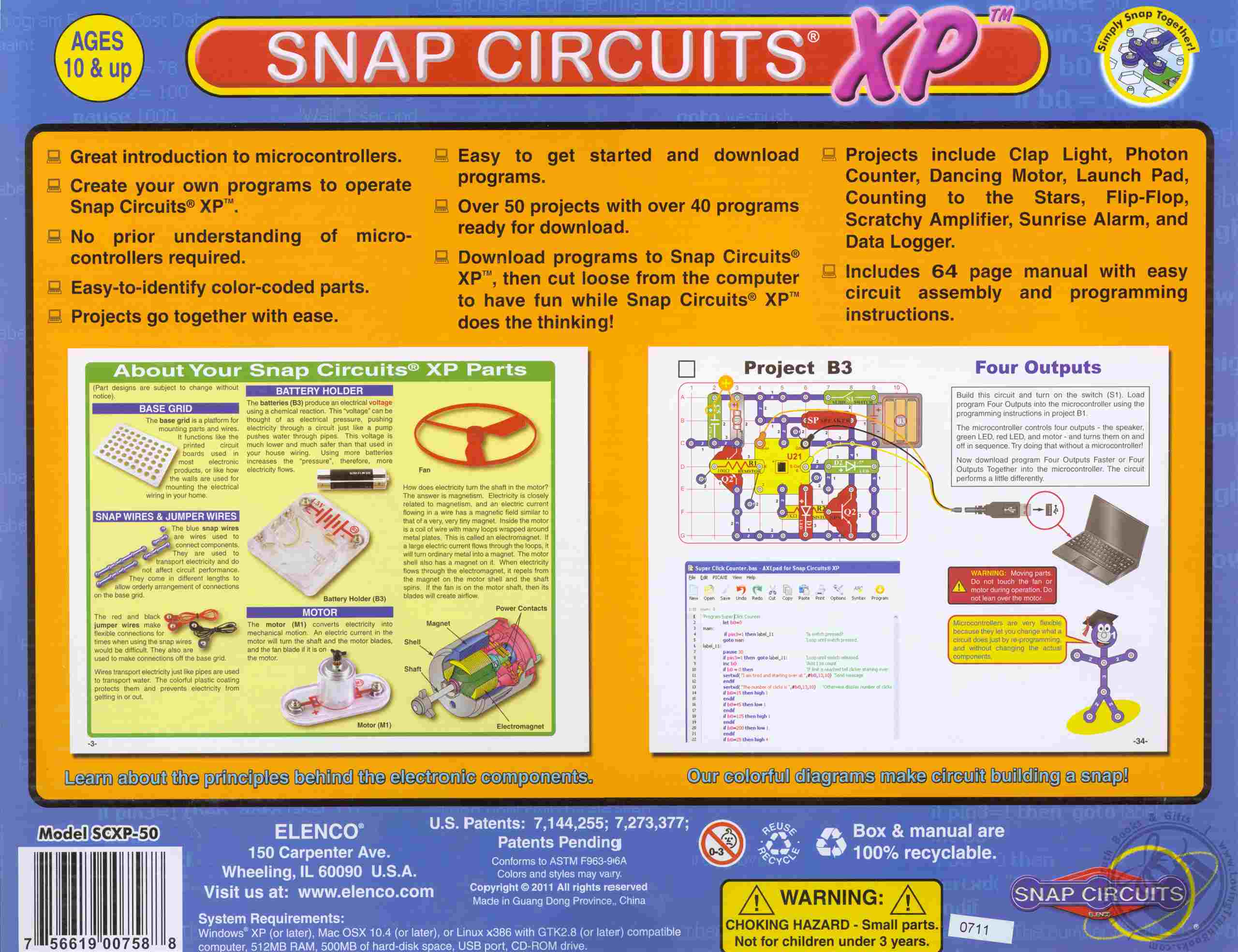 snap circuits 100 projects