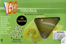 Do It Yourself Robot Kit Treasure Finder Robot Construction Kit (Electronic Experiment Kit) (No Soldering Required) Ages 8 and Up,Elenco Electronics
