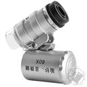 Mini Pocket 60X Microscope with 2 LED Light and Carry Pouch,MG