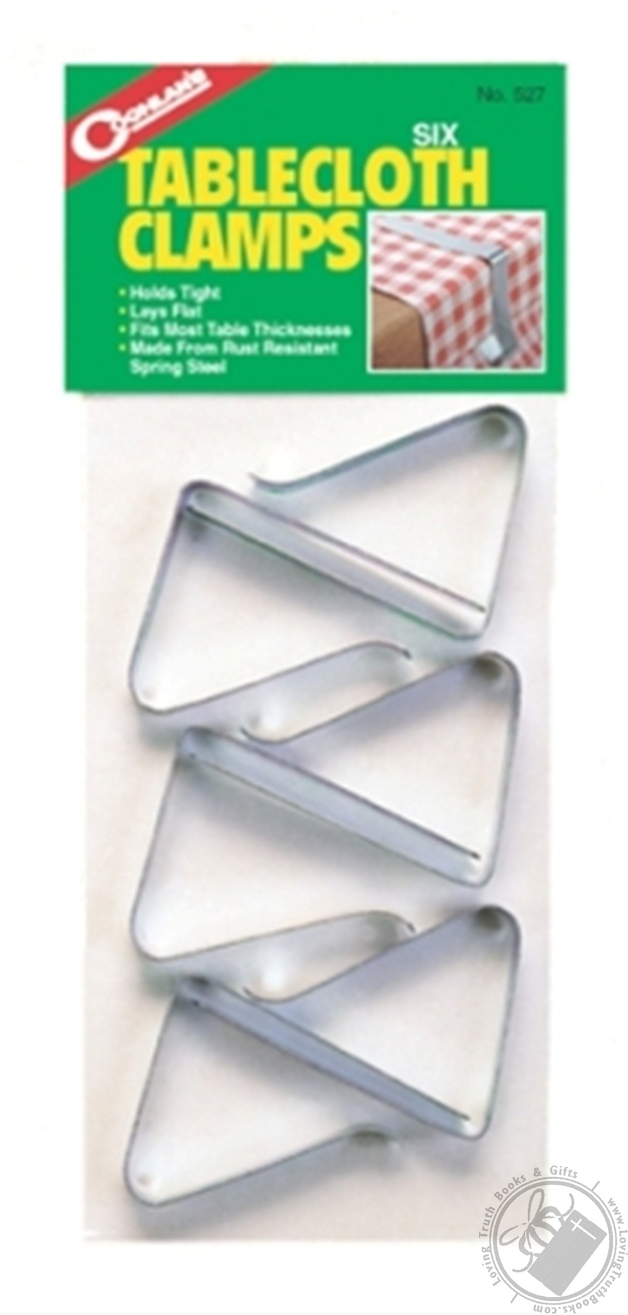 Coghlan's Tablecloth Clamps Set of 6 by Coghlan's Ltd (Kitchen