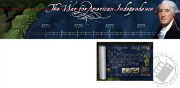 The War for American Independence Timeline (Full Color Poster 13-3/4 x 39