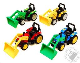 Diecast Pullback Action Farm Scoop Tractor Truck (Colors Vary),Shing Fat Ltd.