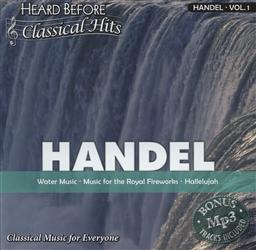 Heard Before Classical Hits: Handel Volume 1 (Water Music, Music for the Royal Fireworks, Hallelujah),Select Media