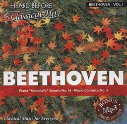 Heard Before Classical Hits: Beethoven Volume 1 (Piano Moonlight Sonata No. 14, Piano Concerto No. 5),Select Media