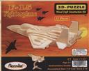 3-D Wooden Puzzle: F-15 Fighter Plane (Wood Craft Construction Kit) 35 Pieces Ages 5 and Up,Puzzled Inc