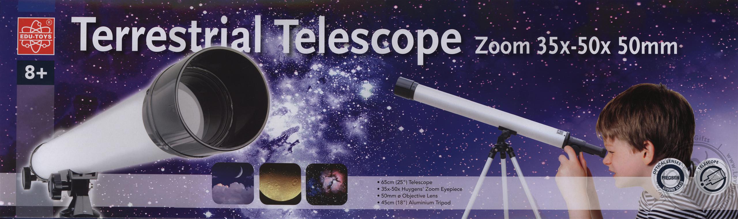 35x50x 50mm Zoom Terrestrial Telescope by EduToys (Experiment