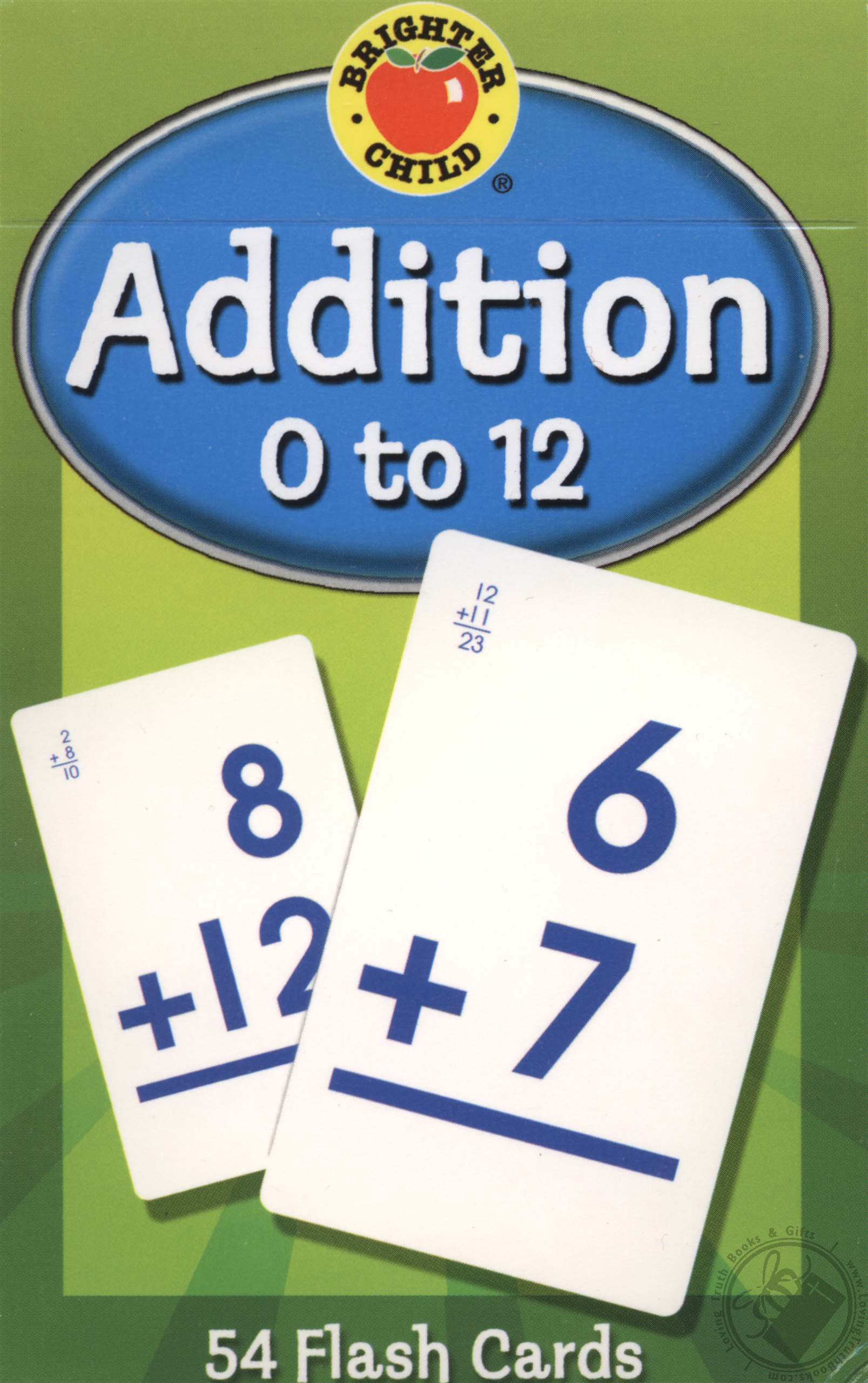 Addition 0 To 12 Flash Cards For Ages 6 And Up Math Facts Flash Cards