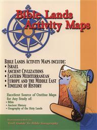 Bible Lands Activity Maps (6 Large Scale Outline Maps and Mark-It Timeline of History),George Wiggers