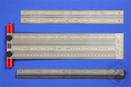 Set: Incra Rules 12 Inch Precision Marking Rule Set (Stainless Steel) (IRSET12),Incra