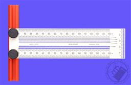Incra Rules 150 mm Precision T-Rule (Stainless Steel) (T-RULE150M),Incra