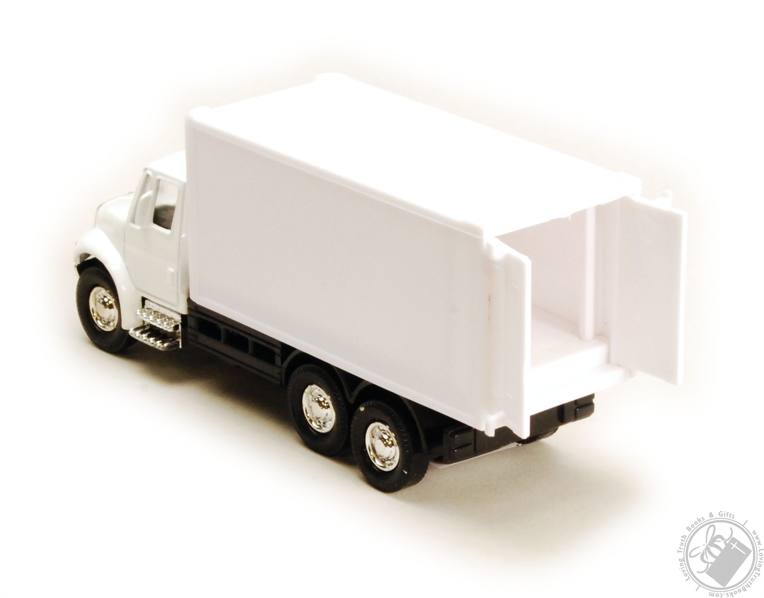 International Delivery Box Truck Diecast with Pullback Action (Color