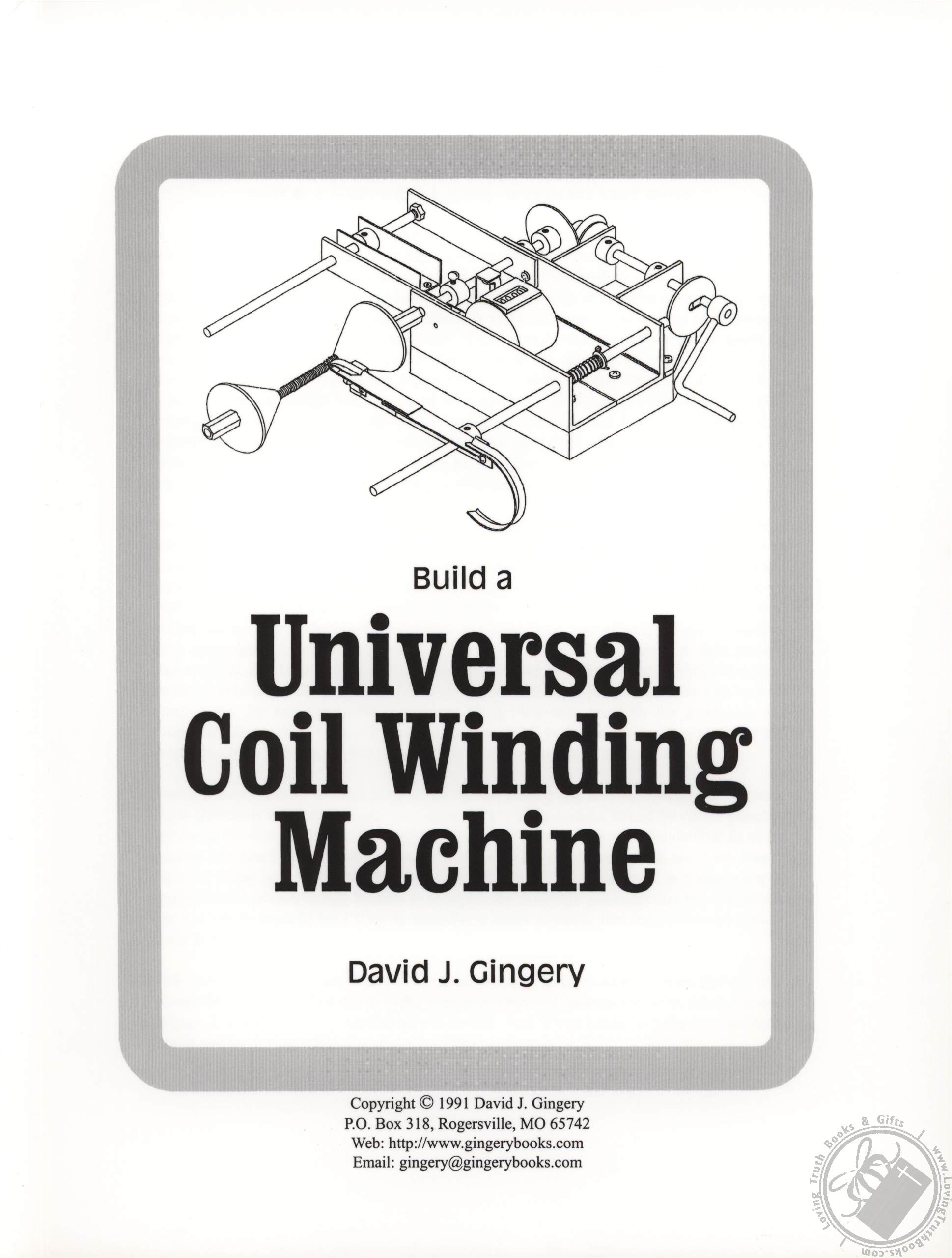 Build a Universal Coil Winding Machine by David J Gingery (Book