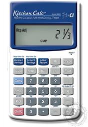 Calculated Industries Kitchen Calc Recipe Calculator with Digital Timer,Calculated Industries