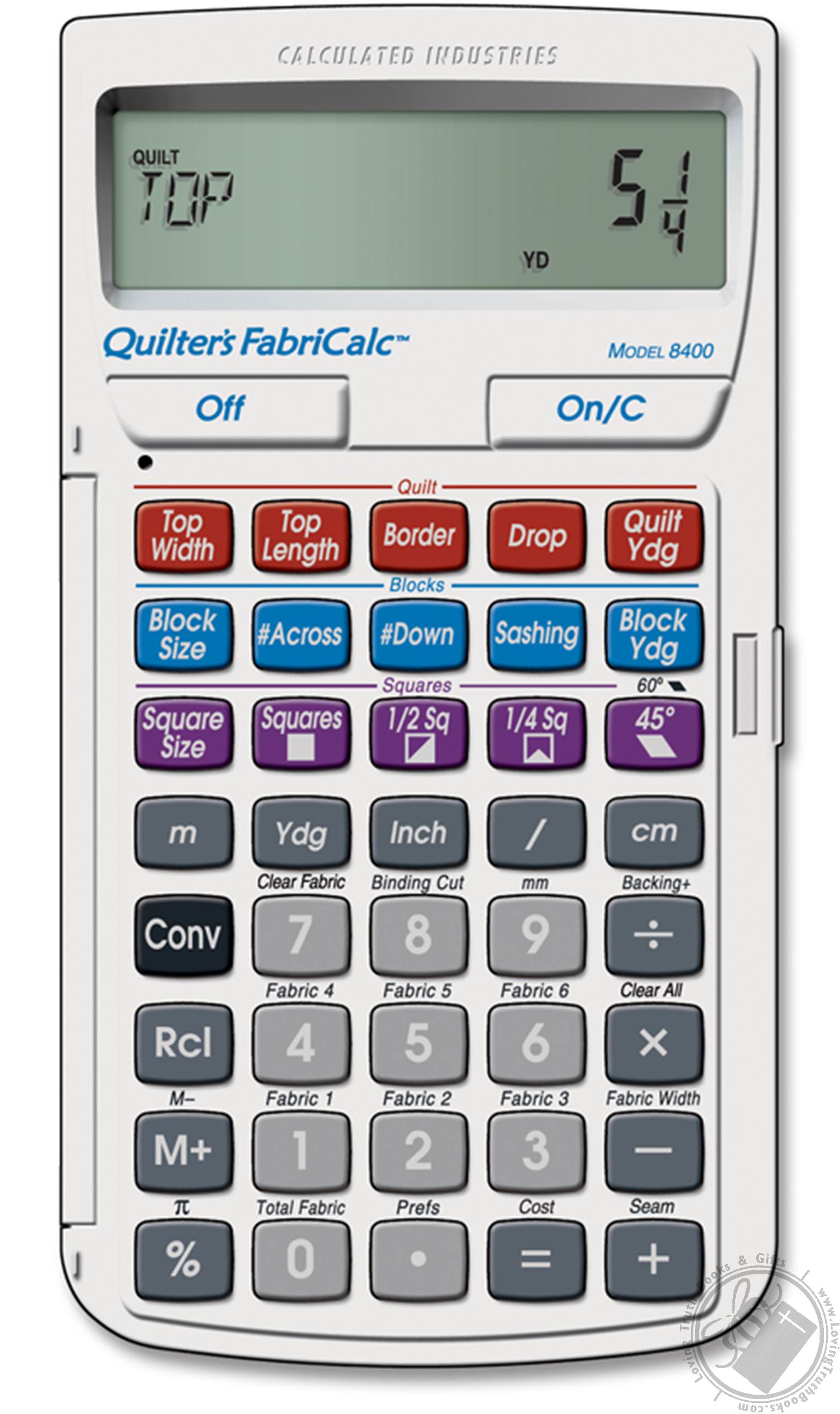 Calculated Industries Quilter's FabriCalc (Quilt Design and Fabric