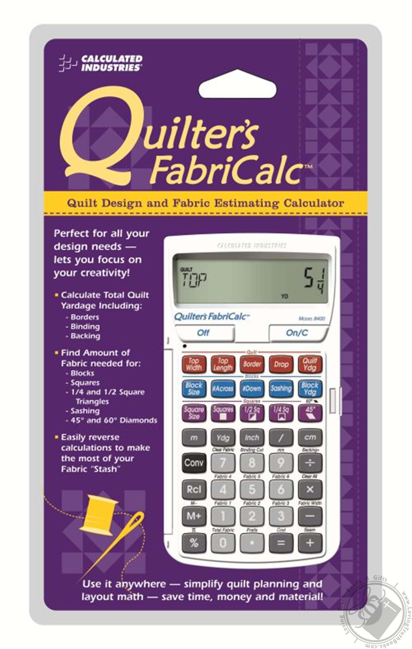 Calculated Industries Quilter's FabriCalc (Quilt Design and Fabric
