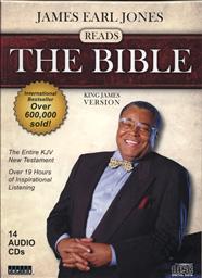 James Earl Jones Reads the Bible King James Version (KJV) (14 CD Set) New Testament Only,