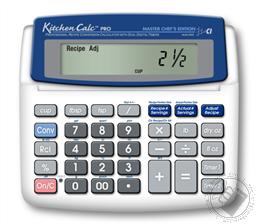 Calculated Industries Kitchen Calc Pro Master Chef's Edition Calulator (Professional Recipe Conversion with Dual Timers),Calculated Industries