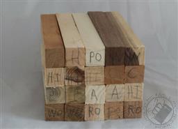 20 Pen Blanks, ASSORTED HARDWOOD, Hand-Selected for Variety of Grains, Patterns, and Colors, Woodturning Supplies (.75