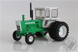 1972 Oliver 2270 Tractor w/ Cab & Dual Wheels/ Dually Diecast Model 1:64 Scale Farm Tractor (Green),Greenlight Collectibles 