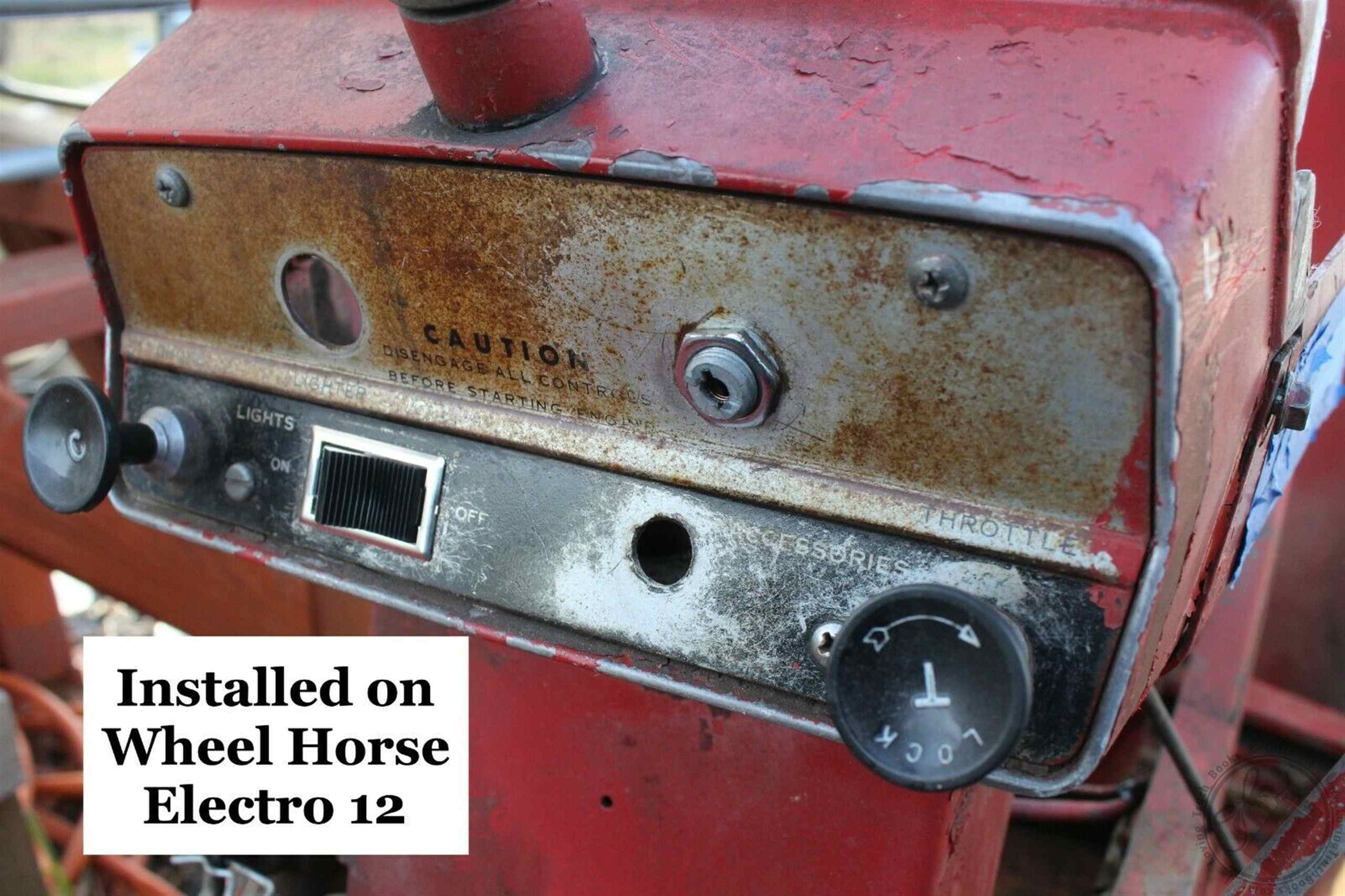 Wheel Horse Garden /Lawn Tractor Light Switch, 20 Amp Rocker Switch