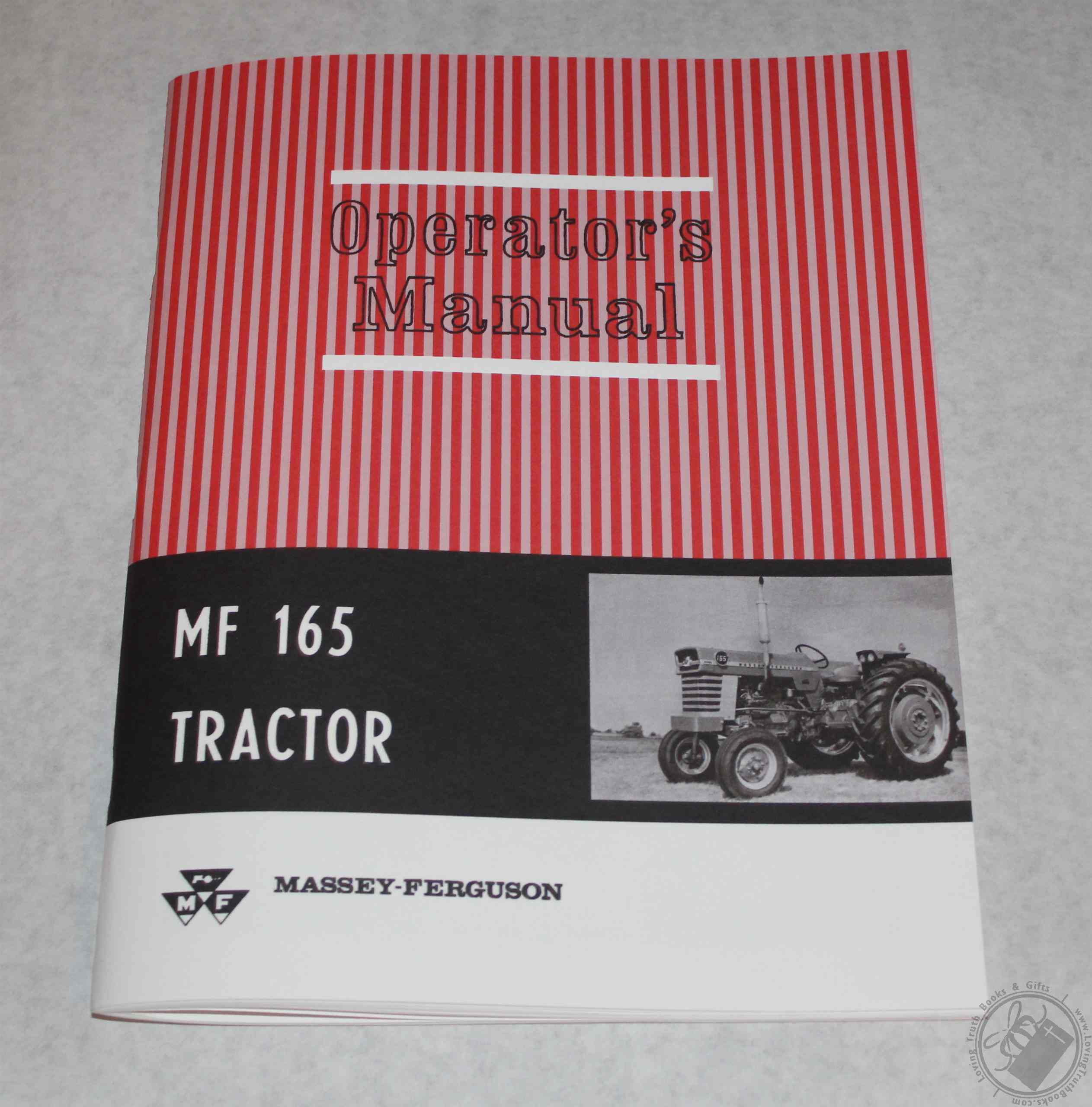 Massey Ferguson MF 165 Tractor Operators/ Owners Manual, Gas & Diesel