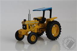 1986 Ford 5610 Tractor Diecast Model 1:64 Scale Ohio Department of Transportation Mowing Tractor (Yellow and Blue),Greenlight Collectibles 