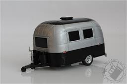 1961 Camper/ Travel Trailer RV, Airstream 16’ Bambi Sport - Silver and Black 1:64 Scale Diecast Model,Greenlight Collectibles 
