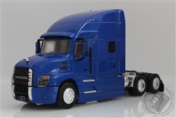 2019 Mack Anthem Tractor Trailer/ Semi Truck Cab, 1:64 Scale Diecast Model, (Blue),Greenlight Collectibles 