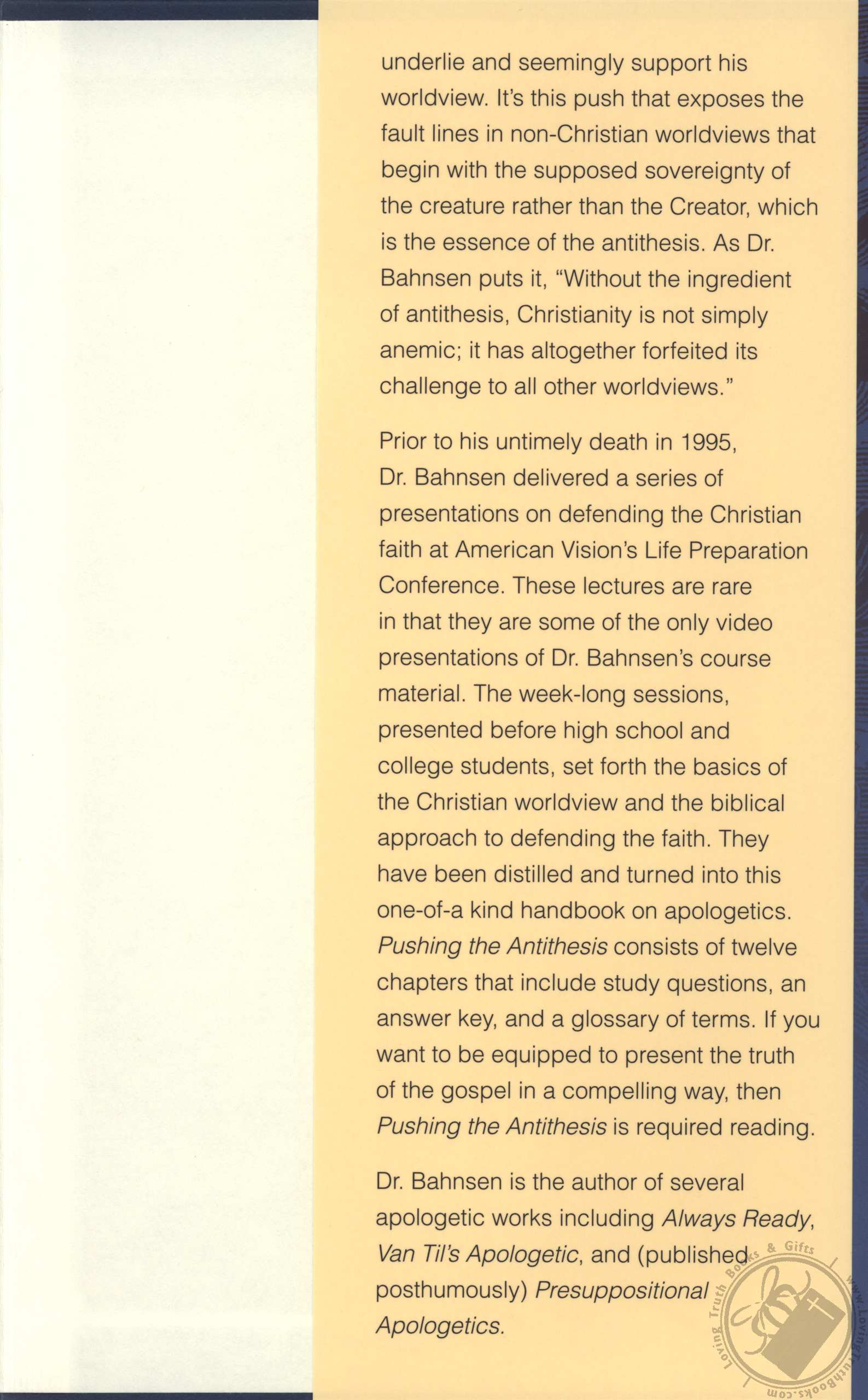 Antithesis debate publications picture