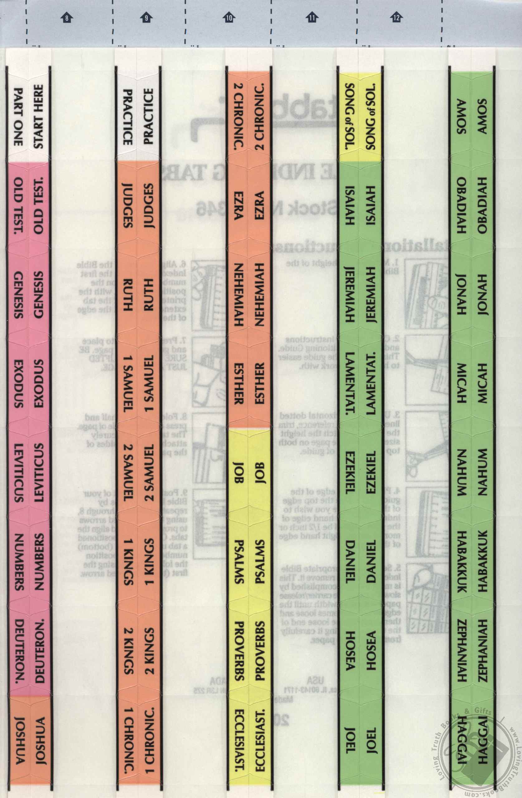 Free Printable Bible Index Tabs Free Printable Bible Index Tabs