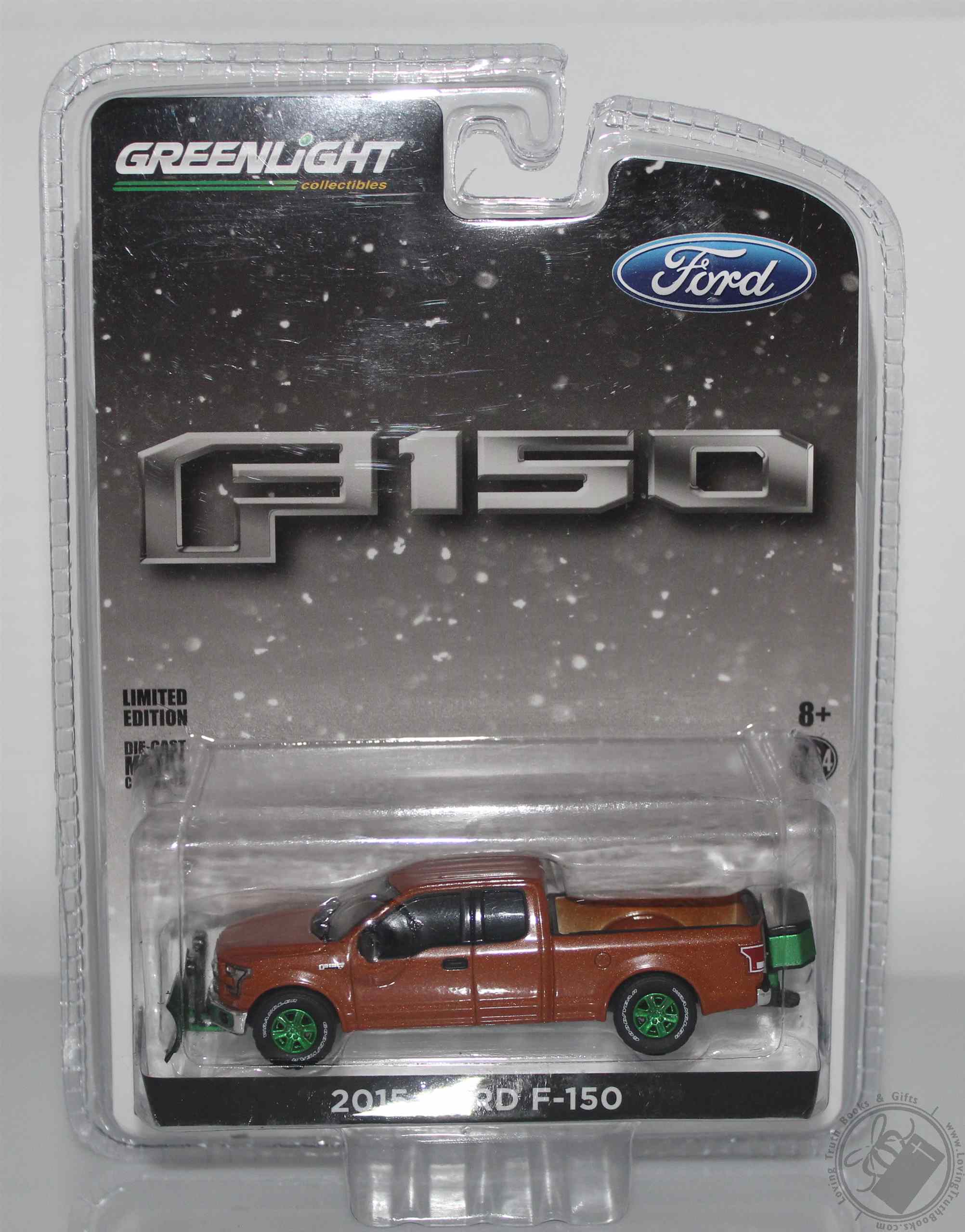 CHASE, 2015 Ford F150 w/ Snow Plow & Salt Spreader 164 Scale Diecast