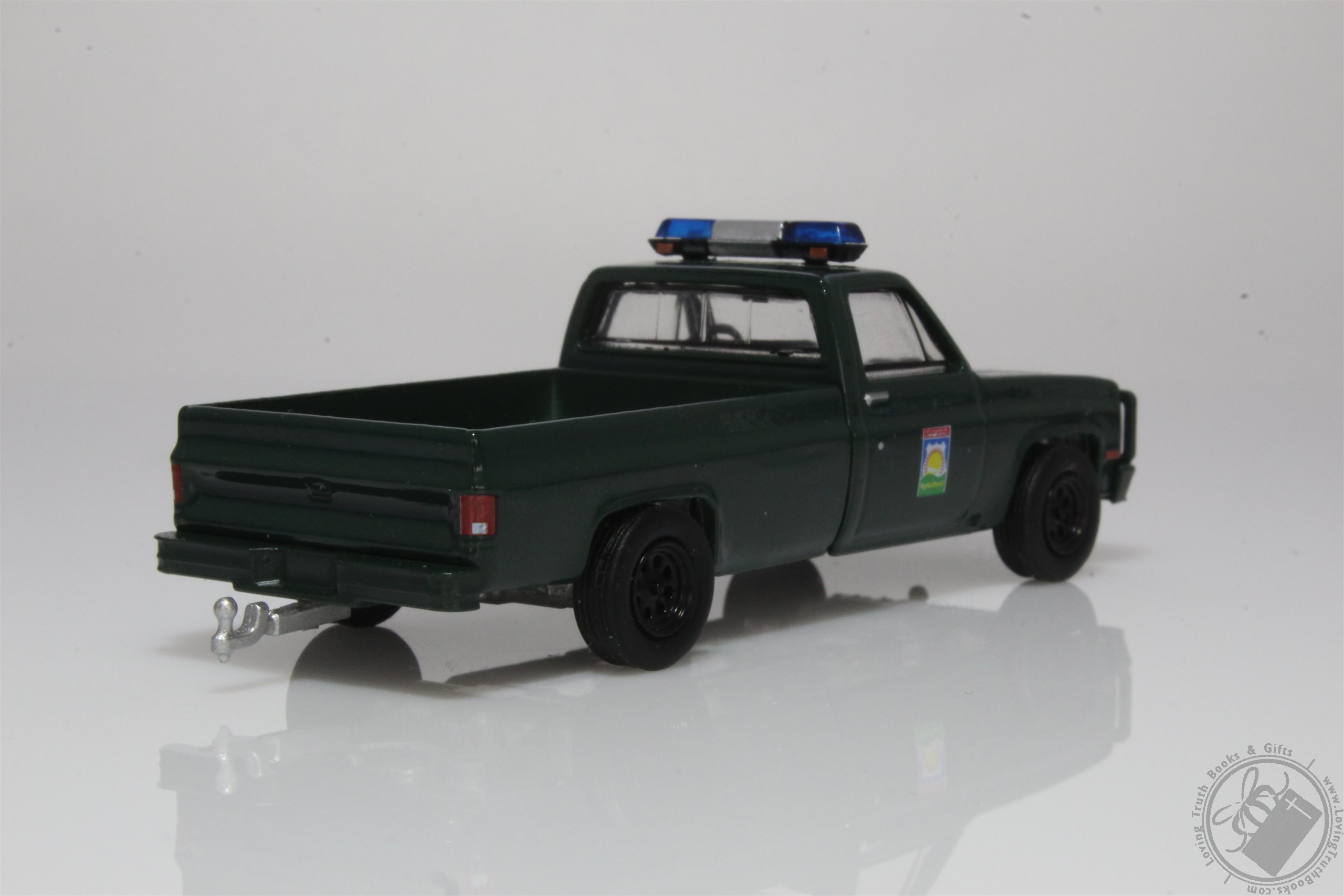 Greenlight Hobby Shop 1:64 - Chevrolet M1008 Pickup 1986 Florida Agricultural Law - Verde